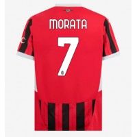 Muški Nogometni Dres AC Milan Alvaro Morata #7 Domaci 2024-25 Kratak Rukav